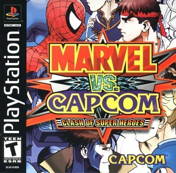 marvel vs. capcom - clashofthe superheroes-playstation