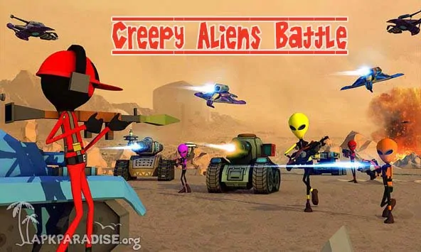 Creepy Aliens Battle Simulator MOD Android APK (5)