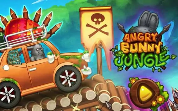 Angry Bunny Race Jungle Road Android MOD APK Unlimited Money Download