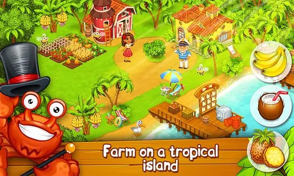 Farm Paradise Hay Island Bay Android APK Unlimited Money Download (3)