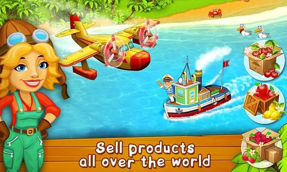 Farm Paradise Hay Island Bay Android APK Unlimited Money Download (4)