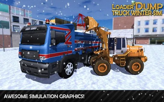 Loader & Dump Truck Winter SIM Android MOD APK Unlimited Money Download (1)