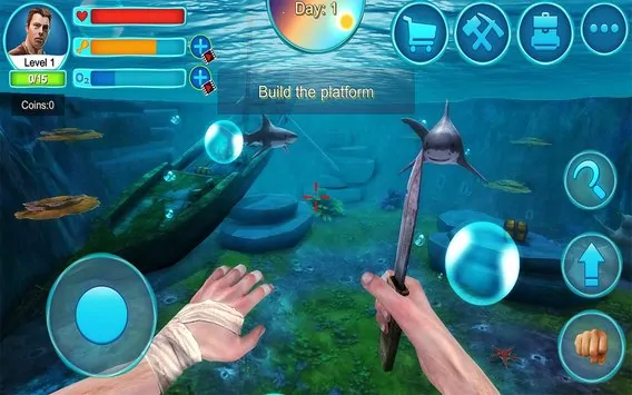 Ocean Survival 3D 2 Android MOD APK Unlimited Money Download (3)