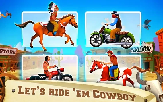 Wild West Race Android MOD APK Unlimited Money Download (1)